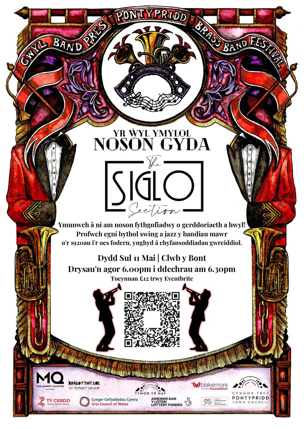 Gŵyl Band Pres Pontypridd - The Siglo Section - 11 Mai 2025 @ 18.00