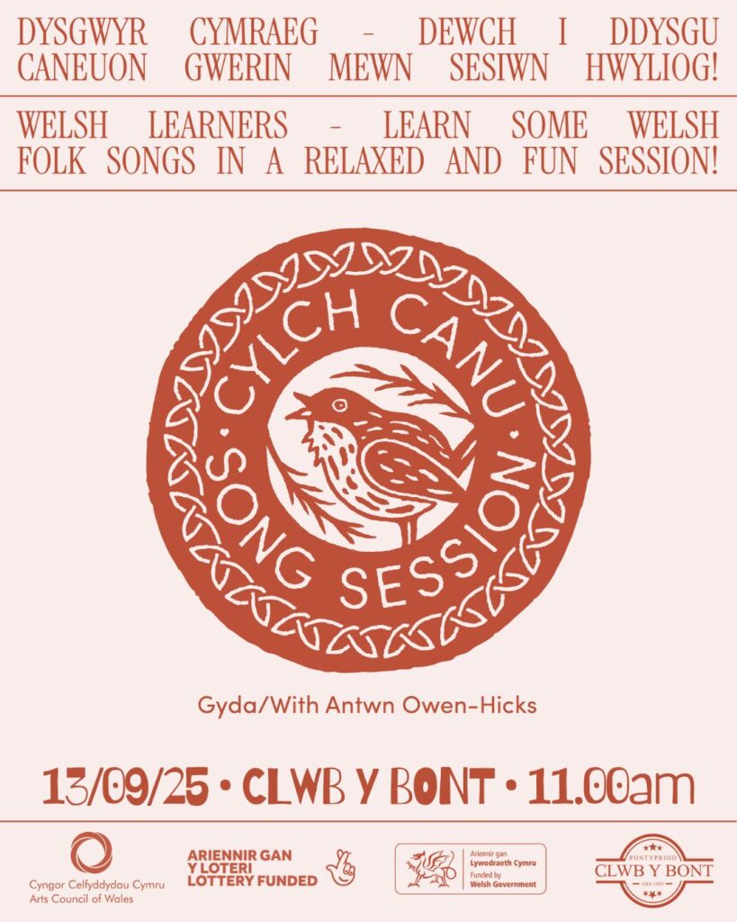 Clwb Canu with Antwn-Owen Hicks 13-09-25 @ 11:00